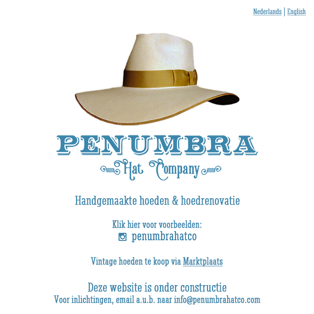 Penumbra Hat Co info